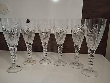 Qədəhlər, Xrustal, 6 ədədli dəst