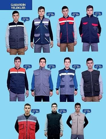 topdan geyim: Məhsul: İşçi yelekləri – reflektorlu və gabardin modellər — 2