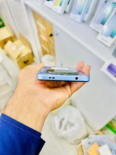 micro qulaq: Redmi A3, 128 GB, rəng - Mavi, Sensor — 1