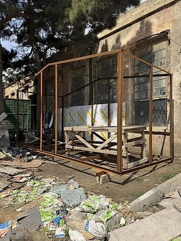 навес арка: Metalkarkas pavilyon/köşk çərçivəsi - Material: ağır profilli metal — 1