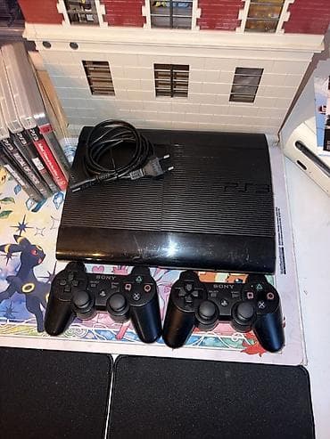 ps3 ps4: Salam yadaşi 500 gb dir Sony PlayStation 3 (Super Slim) oyun konsolu — 1