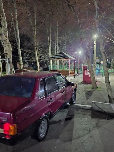 ford tranzit 2000: LADA Samara (VAZ 21099) sedan - Kuzov: 4 qapılı sedan, qırmızı rəng - — 6