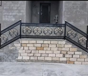 əski: Dəmir məhəccər və pəncərə barmaqlıqları – dekorativ və təhlükəsiz həll — 7