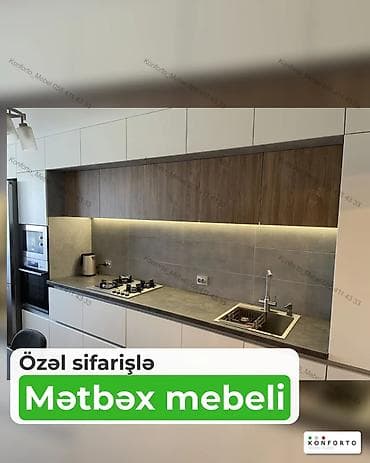 3d defter: Özəl sifarişlə mətbəx mebeli - Müasir, minimalist dizayn: ağ yuxarı — 1