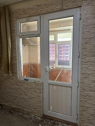 Tavan: PVC balkon qapısı və pəncərə dəsti Ölçüsü qapı 230x80 sm pəncərə — 1