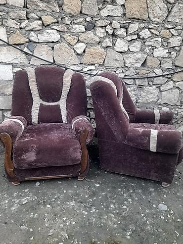 sine boyuden bitki: İkili kreslo dəsti - Model: klassik yumşaq kreslolar (2 ədəd) - Rəng — 2