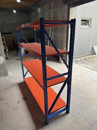 hamam dusu: Anbar və mağazalar üçün metal rəf sistemi - Konstruksiya: ağır — 3