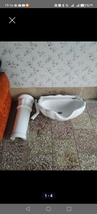 мастер по ремонту автоматических ворот: Keramik əl-üz yuma lavabosu və sütun ayaq dəsti - Material — 5