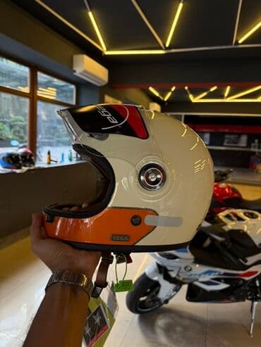 jiquli matoru: Vega markası Cafe racer dəbilqə, M ölçüdür, yenidir, istifadə — 4