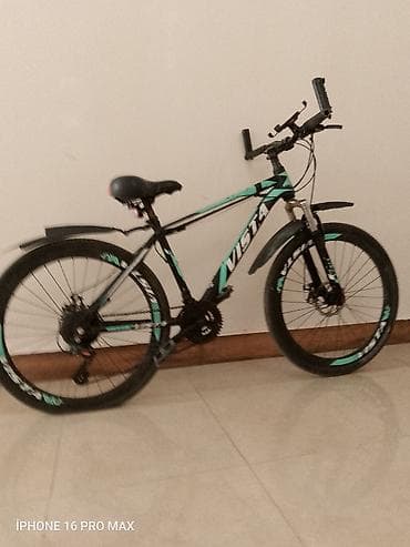 mini velosiped: Boş dal teker partayib VISTA dağ velosipedi - Rəng: qara-turkuaz — 1