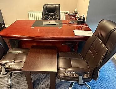 белый офисный стол: Ofis mebel dəsti Tərkib: - Geniş menecer/ direktor masası – tünd — 2