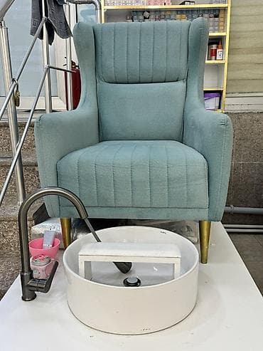krslo: Pedikür üçün salon kreslosu və ayaq vanna modulu - Rahat, yüksək — 1