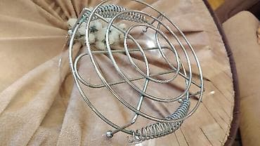 Metal tel çaydan/qazan altlığı – dairəvi formasında, çoxhalqalı