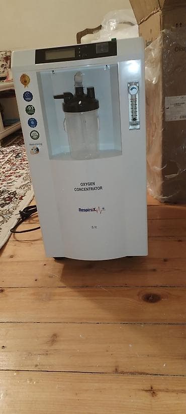 RespiroX OXYGEN CONCENTRATOR – 5 lt Əsas xüsusiyyətlər: - Gündəlik