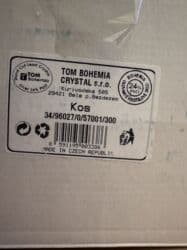 meyve qabı: Tom bohema Çexiya istehsalı meyve qabı səbət formalı yeni qutusunda — 5