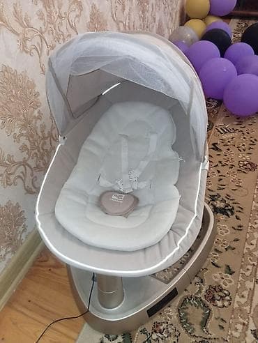 pendir: Elektriklə işləyən beşik/sallanan kreslo – Cool Baby - Rəng: açıq — 1