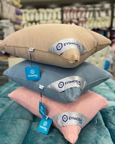 брендовое постельное белье оптом: Evimoda nano elyaf sadə yastıq Hərşeysizlərinrahatlığıüçün🙂 Hərcür — 1