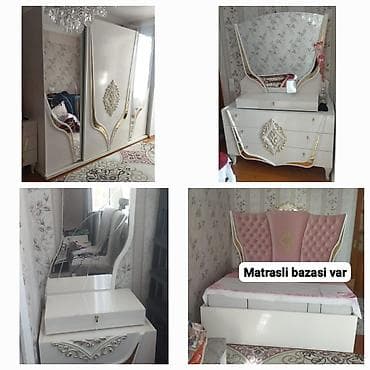 *Türkiyə istehsalı yataq mebeli satilir* *qiyməti 900₼* *ünvan Hövsan