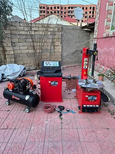 Tecili Satilir!!! Avtomobil təkər servisi üçün tam avadanlıq dəsti