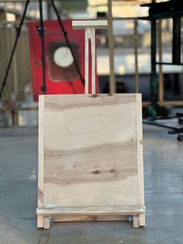 kompozit taxta qiymeti: Taxta rəsm molberti - Material: təbii ağac və kontrplak - Tənzimlənən — 4