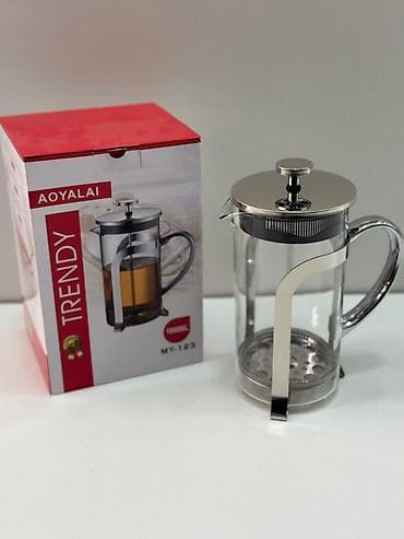 cay dəsmali: Qəhvədan, Dəm, Paslanmayan polad, 1 l — 1