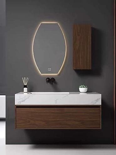 plastik komod: Hamam mebeləri Moydadırlar dolablar led işığlı güzgülər duş kabinlər — 2