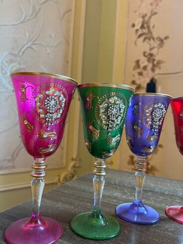 fincan dəstləri: Qədəhlər, 6 ədədli dəst — 5