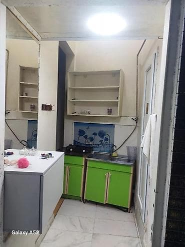 studiya otaq: 1 otaqlı kiçik studiya tipli mənzil - Plan: açıq mətbəxli otaq + — 2