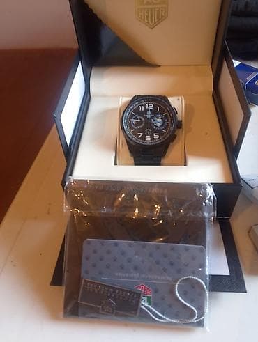 dini saat: TAG Heuer saat qutusu - Brend: TAG Heuer (loqolu) - Material: sərt — 2