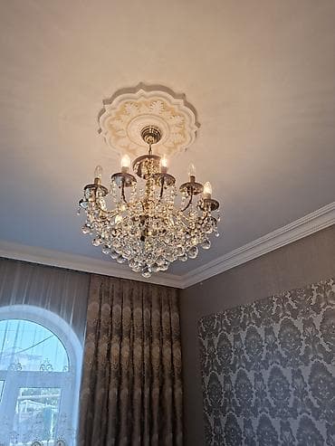 damcı: Çılçıraq, 8 lampa, Xrustal — 1