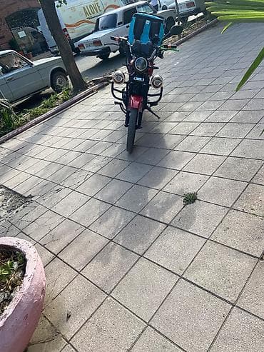 electro moto: Motoçatıqlı çatdırılma üçün tam hazır motosiklet - Rəng: qırmızı — 6
