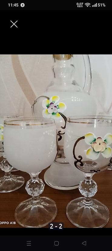 yeni il süfresi: Nahar dəsti, rəng - Bənövşəyi, Farfor — 4