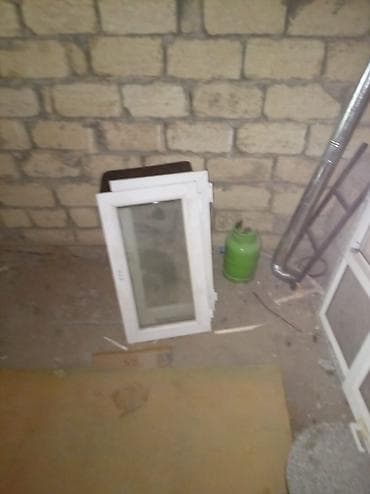 balkonlar: PVC pəncərə paketləri - Ağ rəngli PVC profillərdən hazırlanmış — 1