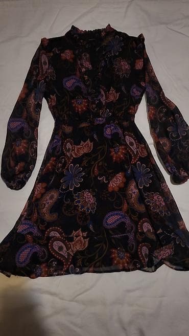 Qadın geyim dəsti – 3 ədəd qısa don 1) Çaplı ətəkli, uzunqollu “wrap” — 2