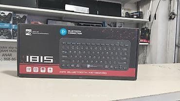 qara pp: R8 IBIS Mini Bluetooth Klaviatura - Bağlantı: Bluetooth - Düymə sayı — 1