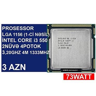 komputer prosesor: Kompüter üçün Core i3 i5 i7 Prosessorlar ⭐LGA 1156 (1ci nəsil) İntel — 2