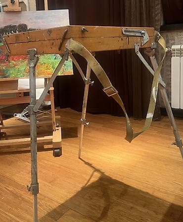 Дрели: Plein-air üçün rəssam molbert–çemodan - Daşıması asan taxta çemodan — 8