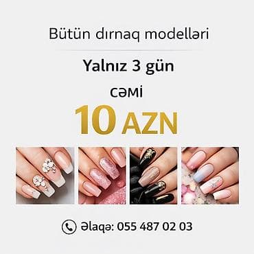 Bütün dırnaq modelləri – klassik fransız, parıltılı gel, qara-qızılı