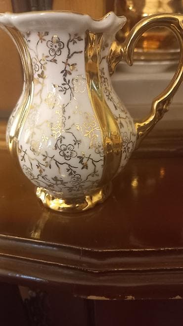 çay servis: Çay dəsti, rəng - Ağ, Farfor — 3