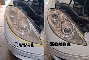 Yük daşımaları: Xidmət;hər növ faralarin buxarla təmizlənməsi.1 il zəmanət.cütü 30 — 9