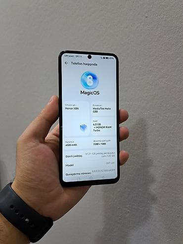 Honor X8a, 128 GB, rəng - Qara, İki sim kartlı, Barmaq izi lalafo.az -da Honor X8a, 128 GB, rəng - Qara, İki sim kartlı, Barmaq izi