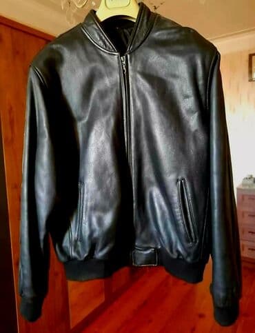 демисезонные кожаные мужские куртки: Təmiz.Əsil.Dəri. İşlənmiş. Arıq,bədən,boy,175,185,sm — 1