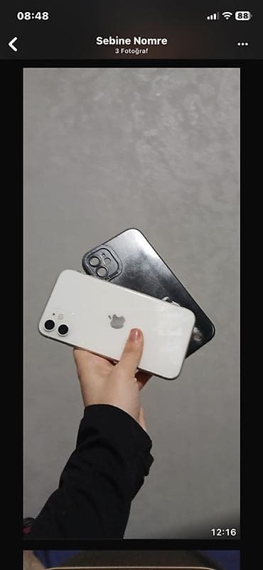 iphone 8 64 gb: IPhone 11, 64 GB, Ağ, Face ID — 1