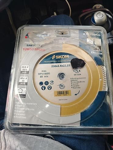 SKOM Professional Diamond Saw – Turbo Speed Texniki göstəricilər: -