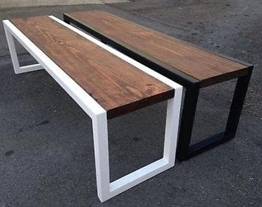 loft masa: Düz masa, Polkalı, Siyirməsiz, Metal — 4