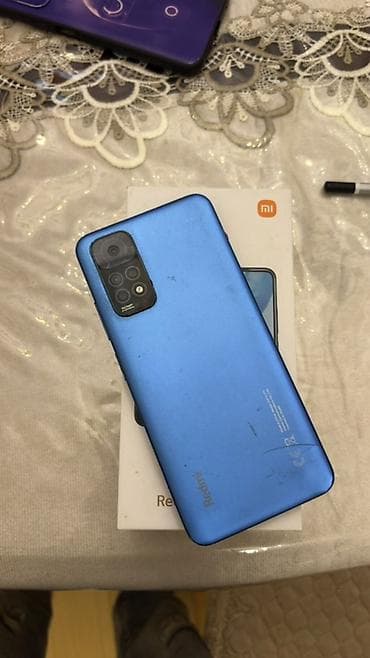 android tv box mi: Redmi Note 11, 128 GB, rəng - Mavi, Barmaq izi — 3