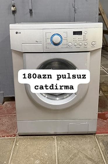 LG paltaryuyan maşın – ön yükləməli, 5 kq tutum. Xüsusiyyətlər: - — 1