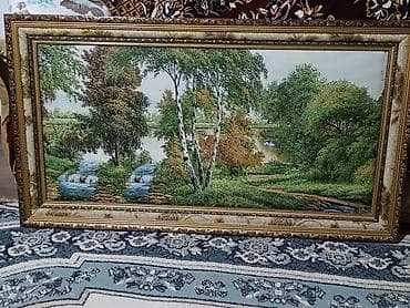 laminat mat: Məhsul dekorativ tablolar dəsti Təsvir: - Yağlı boya üslubunda — 4