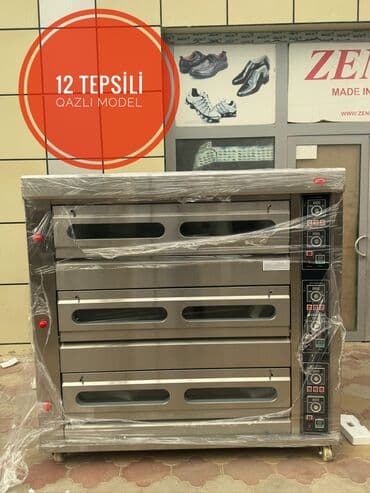 Çörək, Şirniyyət üçün, Pizza, Qaz ilə işləyən, 3 mərtəbəli