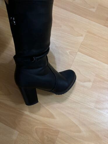 qadın çəkmə: Ölçü: 36, rəng - Qara, Yeni — 2